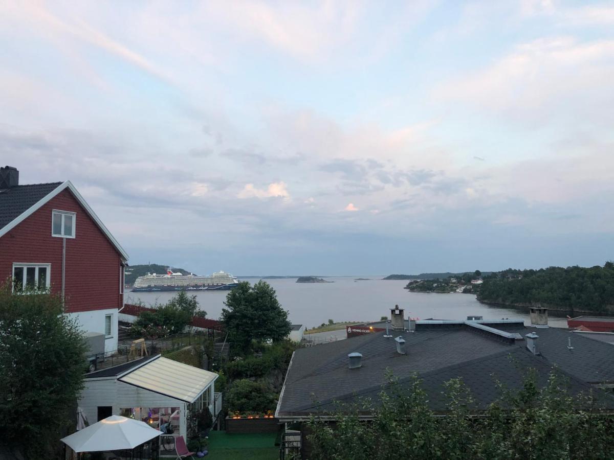 Apartament Aid Og Svein' S Sentrumsnaere Panorama Hjem Kristiansand Zewnętrze zdjęcie